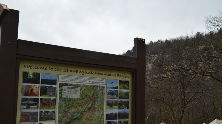 Shawangunk Mountain Region Sign in Minnewaska State Park