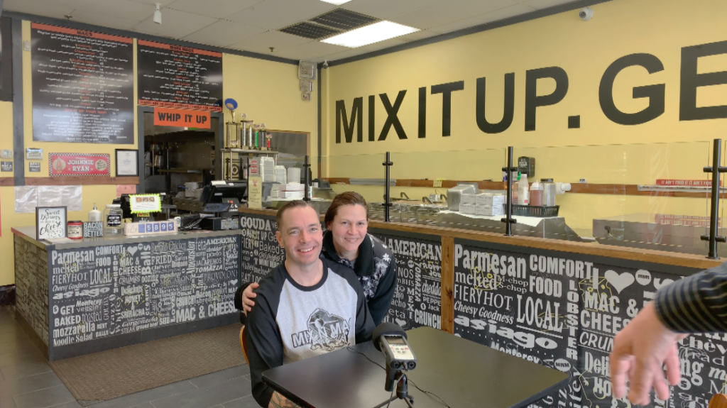 Owners Jason and Michele of Mix N Mac